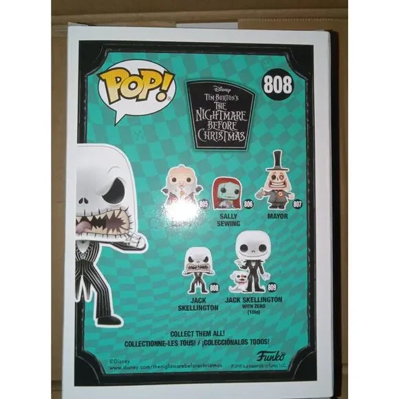 Funko Pop! Vinyl: Disney - Jack Skellington #808 New - Picture 4 of 5